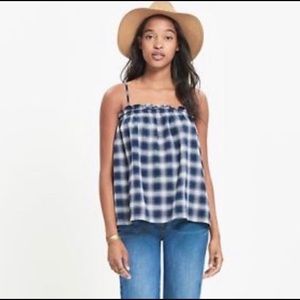 Madewell Indigo Picnic Tank